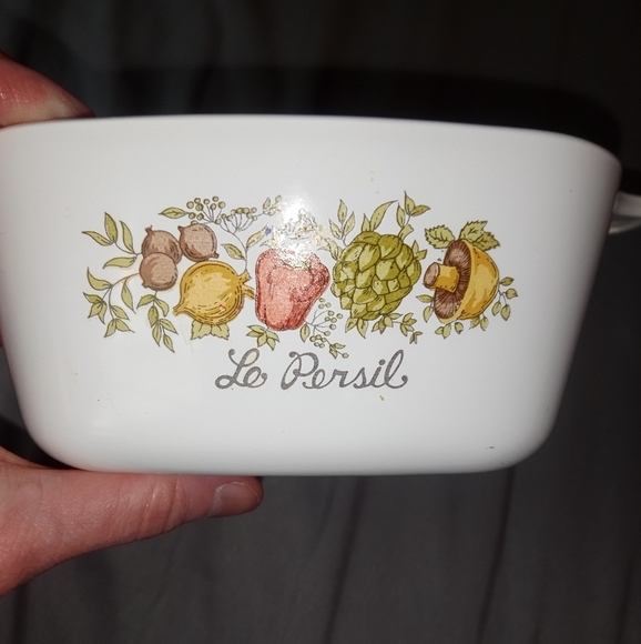 VTG Le Persil Parsley Corningware Petite Casserole Dish - Picture 4 of 10